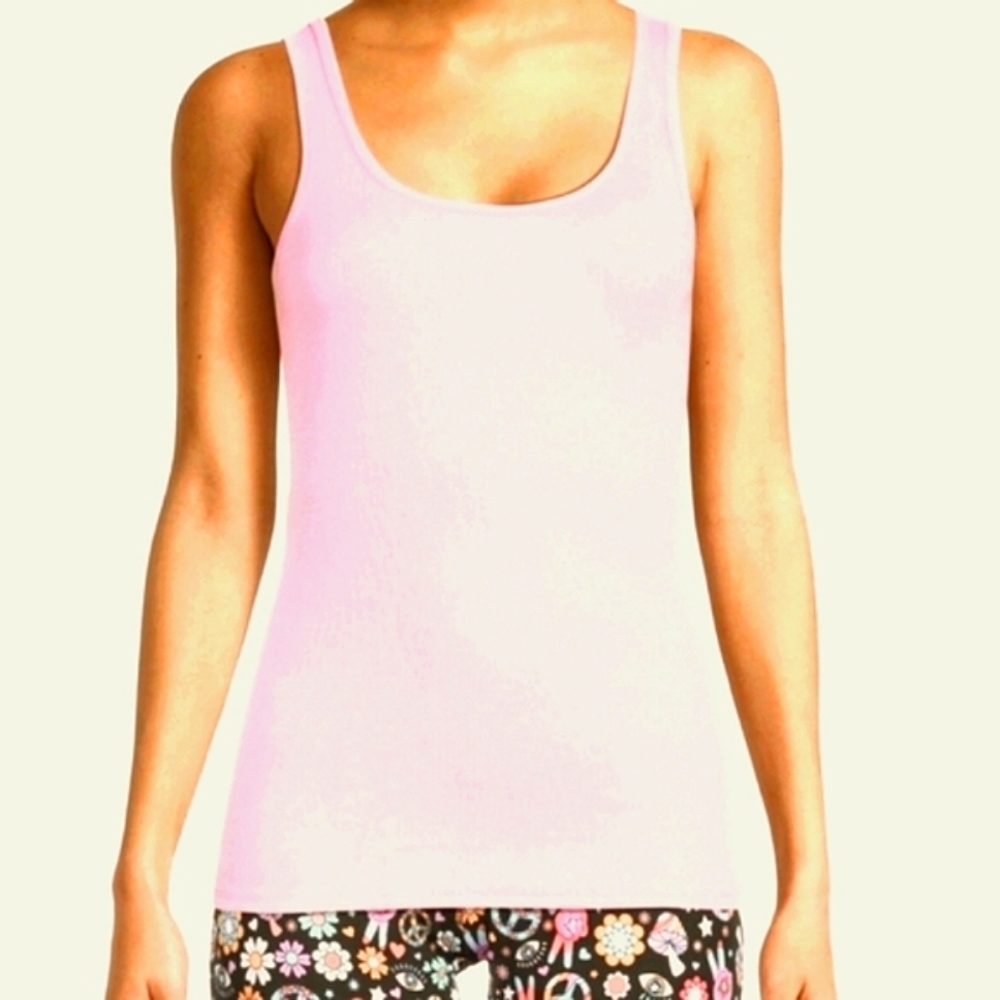 Style and co basic mini ribbed tank top, NEW